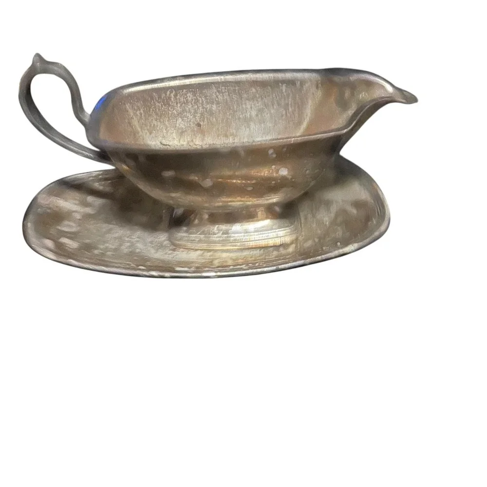 Silver On Copper – Gravy Boat‎ w/ Underplate